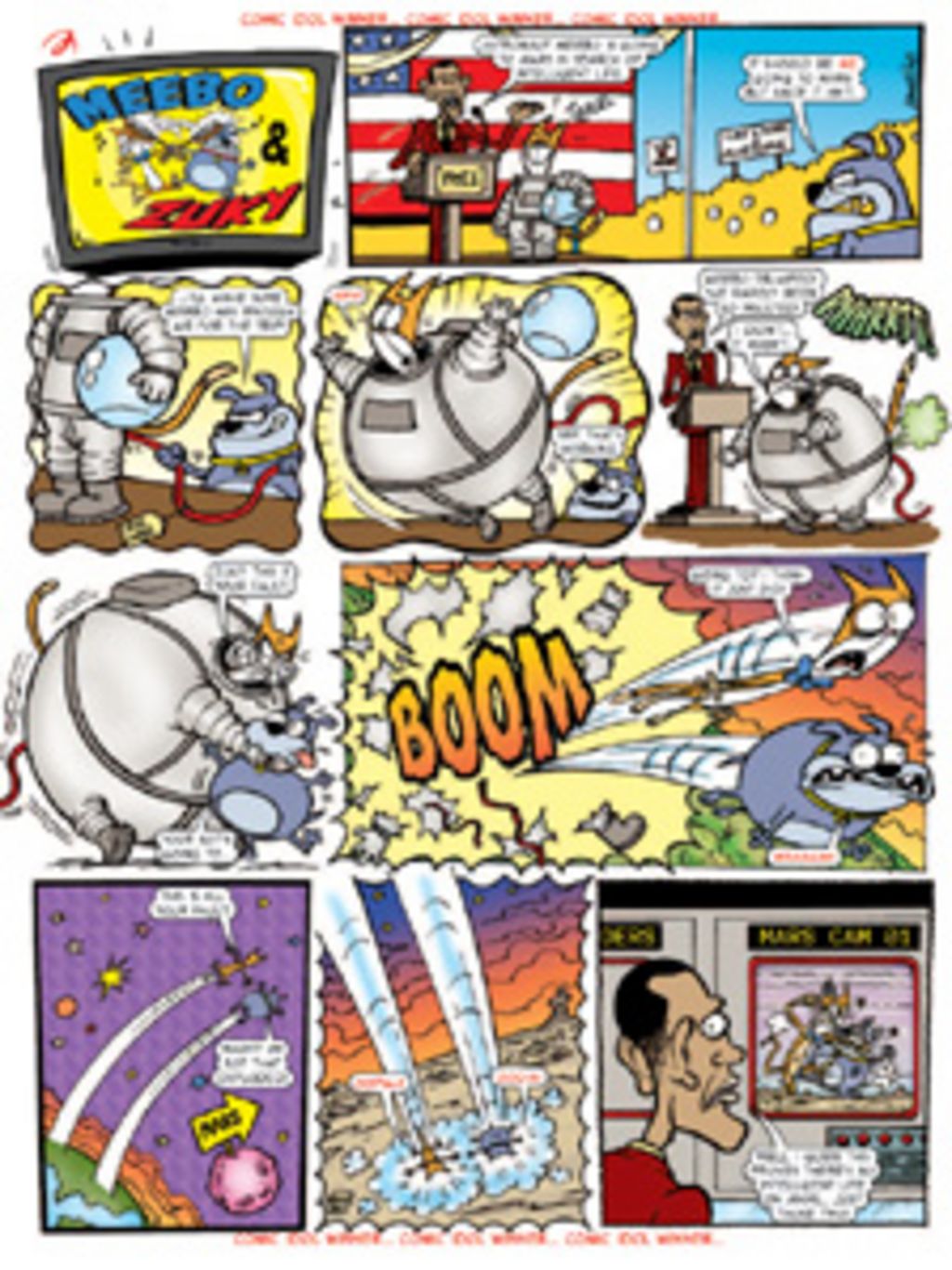 President Obama to feature in The Beano BBC News