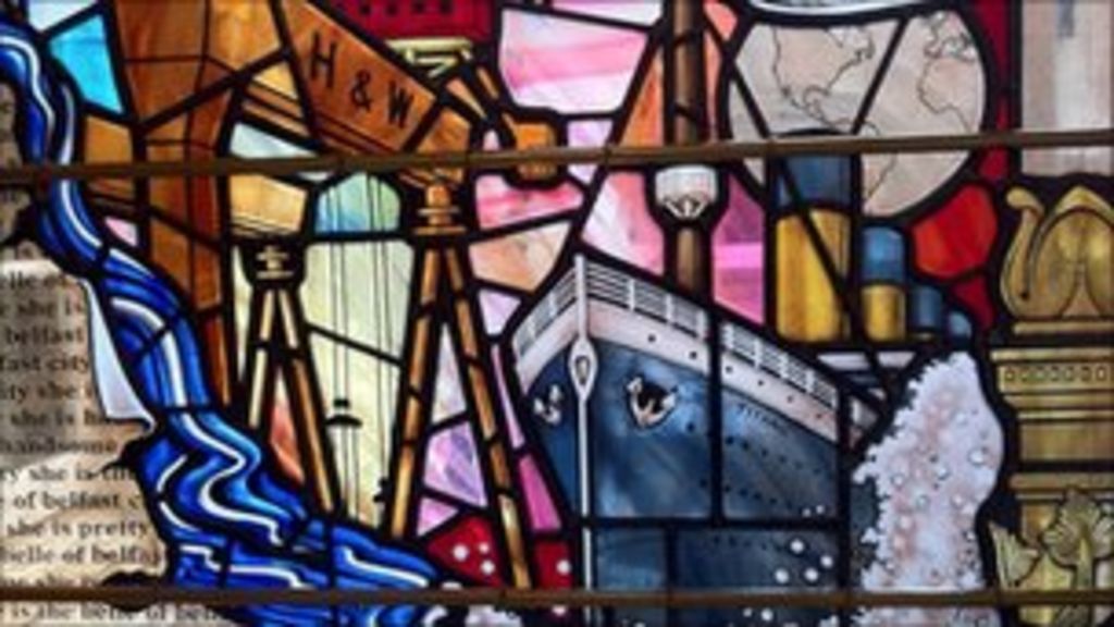 How A New Stained Glass Window Will Help Celebrate Nis Past Bbc News 