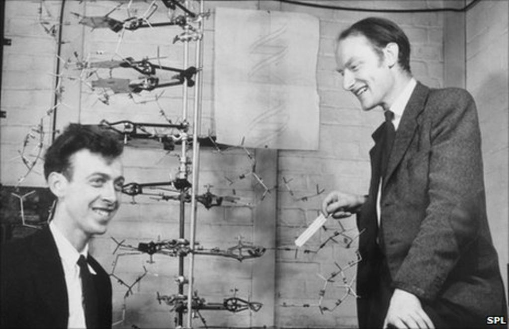 Charles Crick And James Watson On The