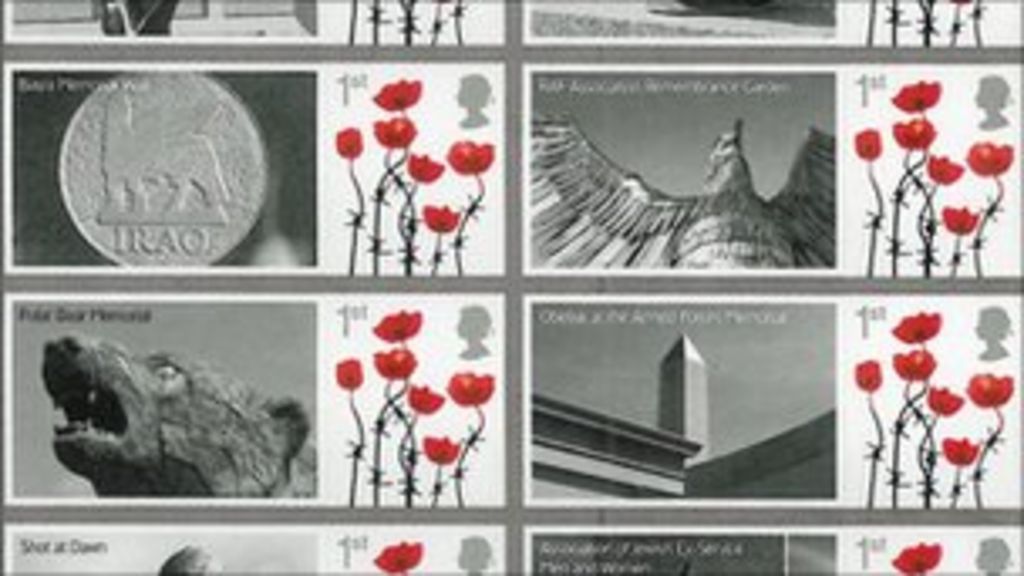 Poppy stamps to help raise funds for Forces' memorial BBC News