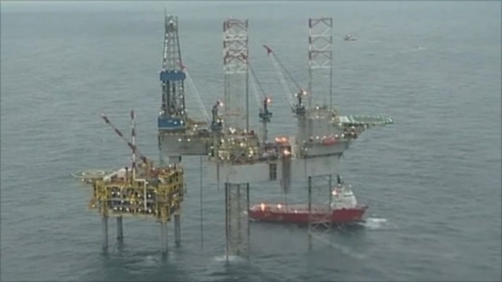 Gas platform transforms North Sea BBC News