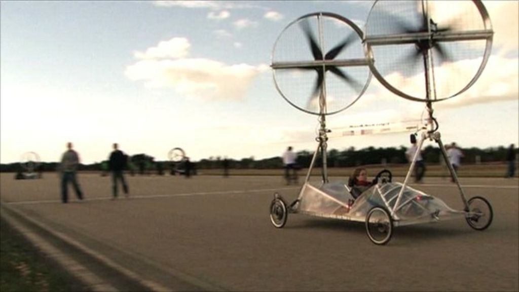 Windpowered cars sail close to the breeze BBC News