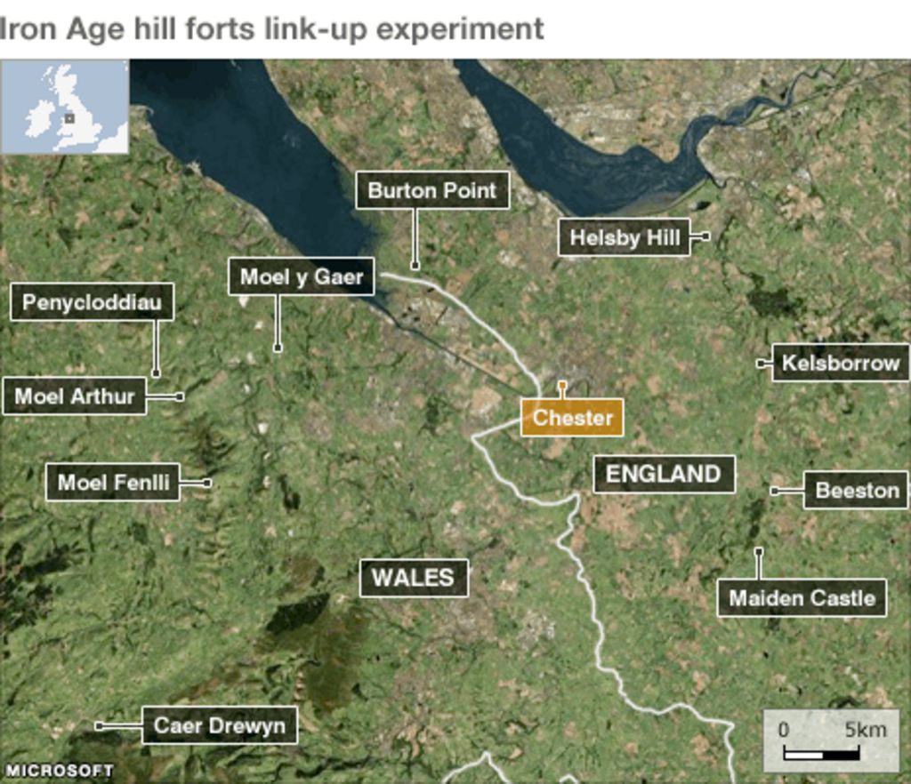 North Wales hillfort test of Iron Age communication BBC News
