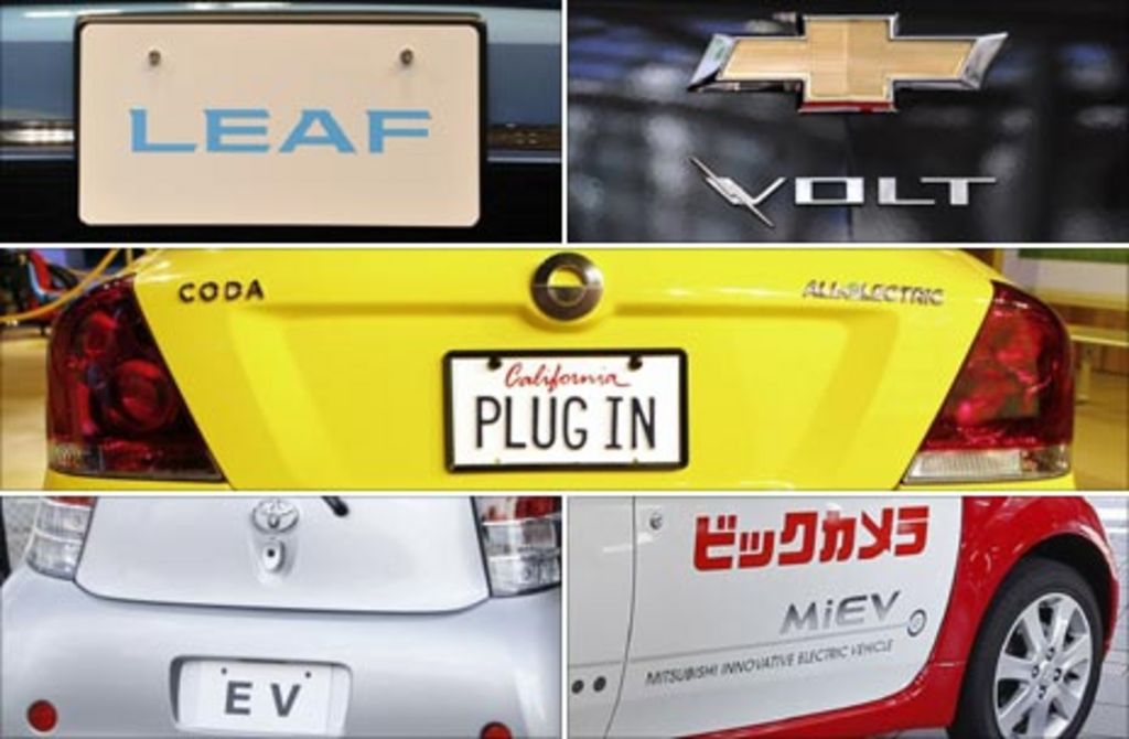 Electric car names: Why an Ampera or a Leaf? - BBC News