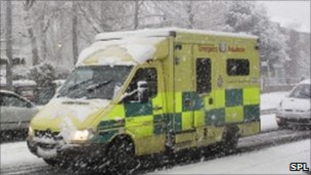 Snow Adds To NHS Winter Pressures - BBC News