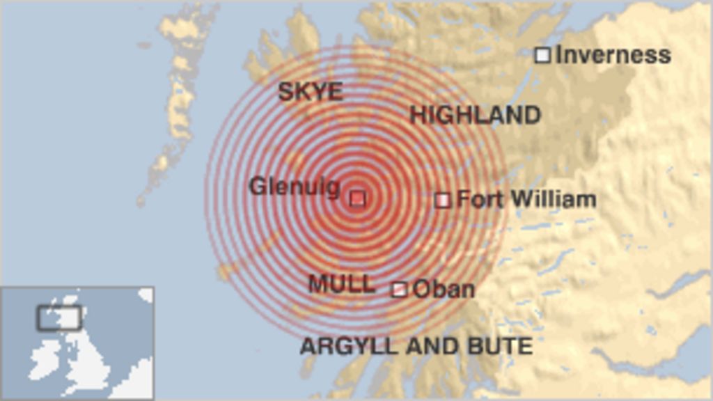 Earthquake hits west of Scotland BBC News