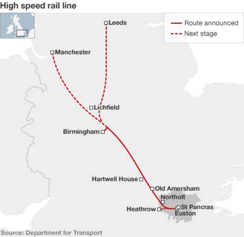 HS2 'vital' to level West Midlands and South East economies - BBC News