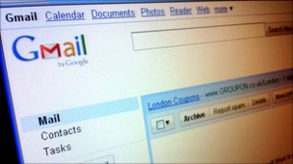 Thousands of Gmail accounts accidentally wiped - BBC News