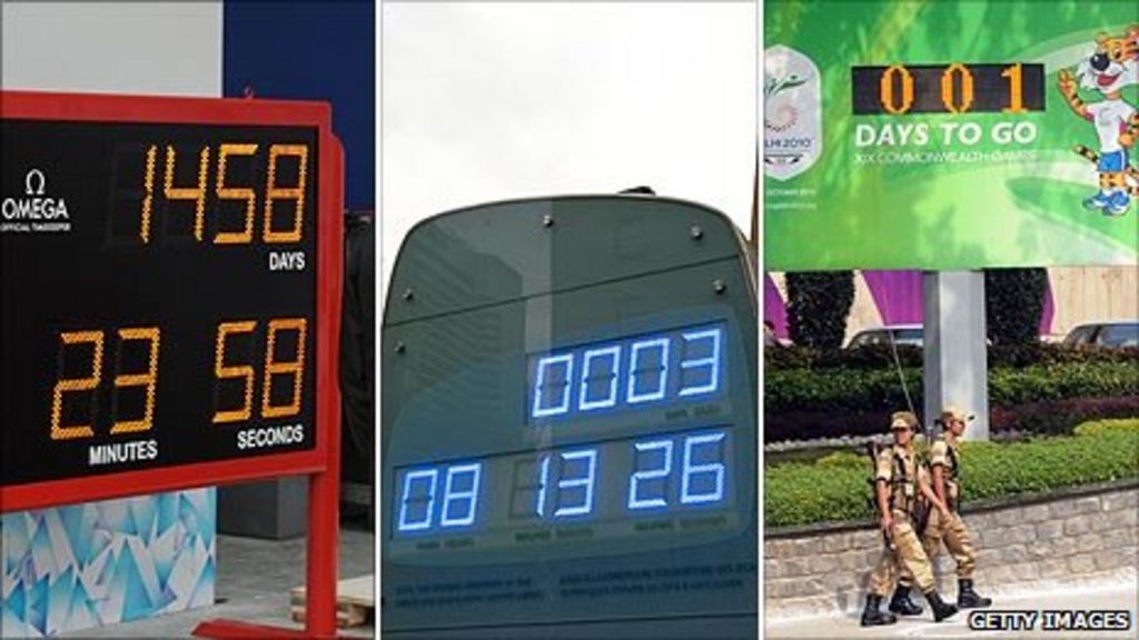 Olympics clock The joy of countdowns BBC News