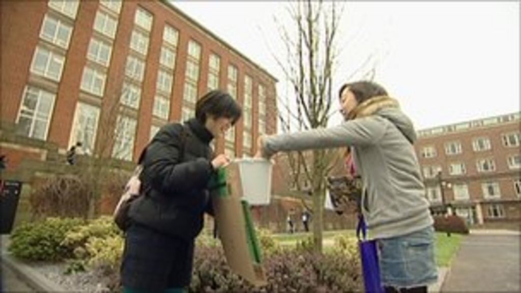 Japanese students in Birmingham raise thousands  BBC News