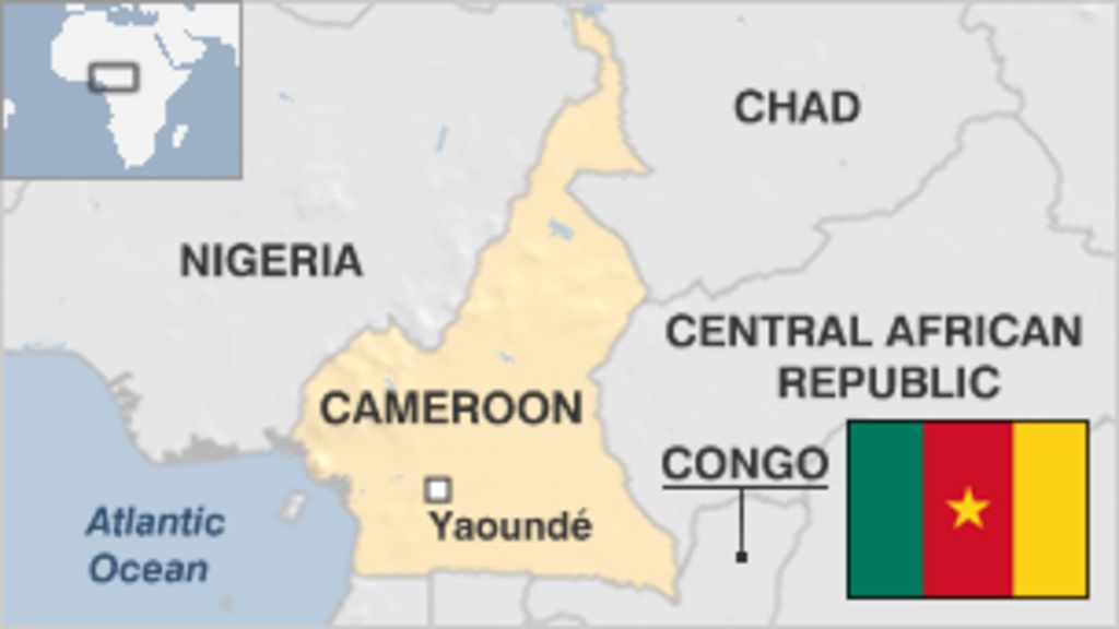 Image result for cameroon map