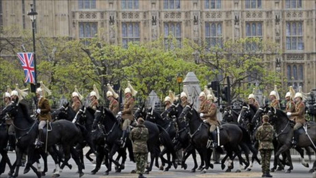 Royal Wedding Military Rehearsal Takes Place BBC News    52360421 011840755 1 