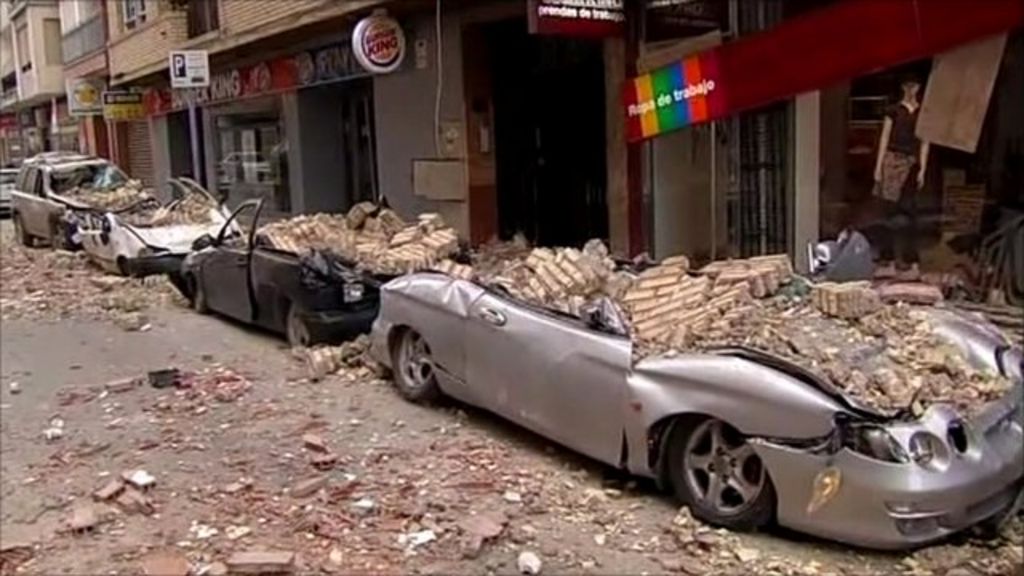 Spain earthquake Lorca residents assess damage BBC News