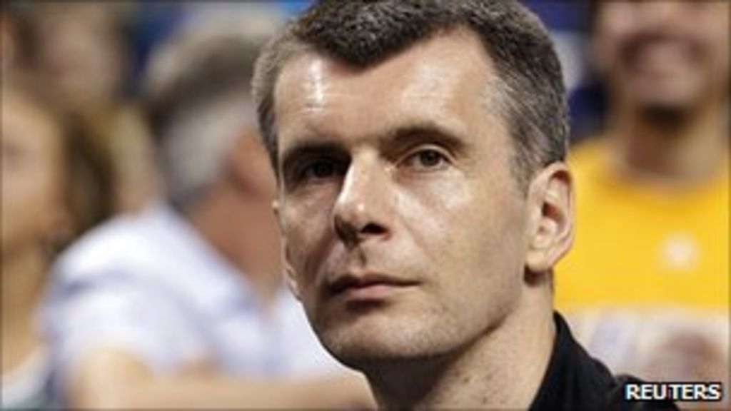 Russian oligarch Prokhorov aims to go into politics - BBC News