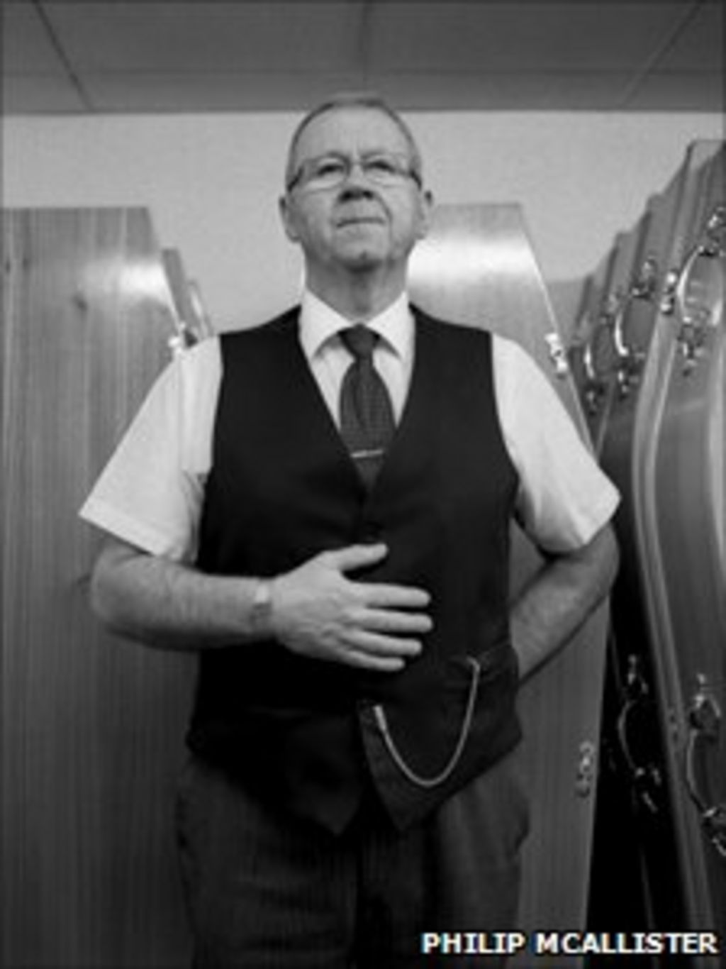 Behind the scenes at the undertakers BBC News