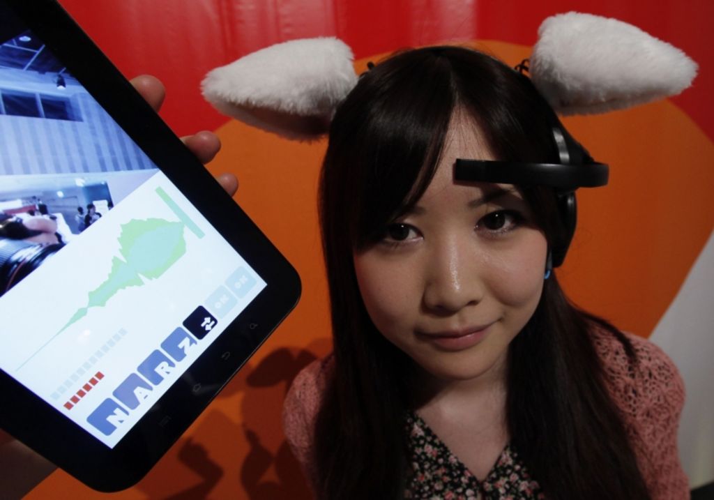 photo Nekomimi Cat Ears Brain Waves ear headset that matches your mood