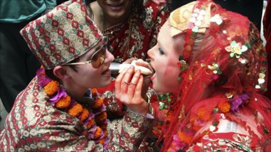 Nepal S First Gay Wedding Ceremony Held Bbc News