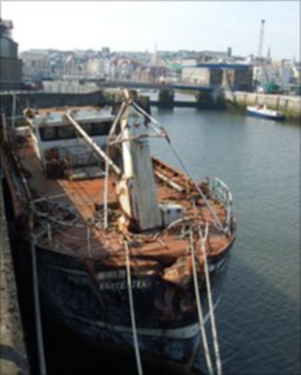 Solway Harvester wreck described as 'upsetting sight' BBC News