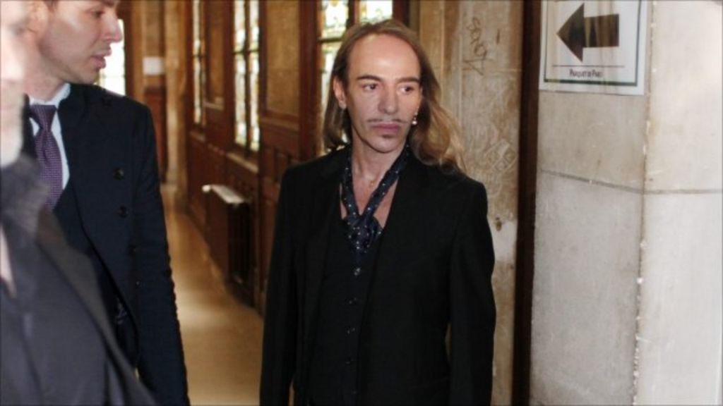 John Galliano antiSemitic abuse trial opens in Paris BBC News