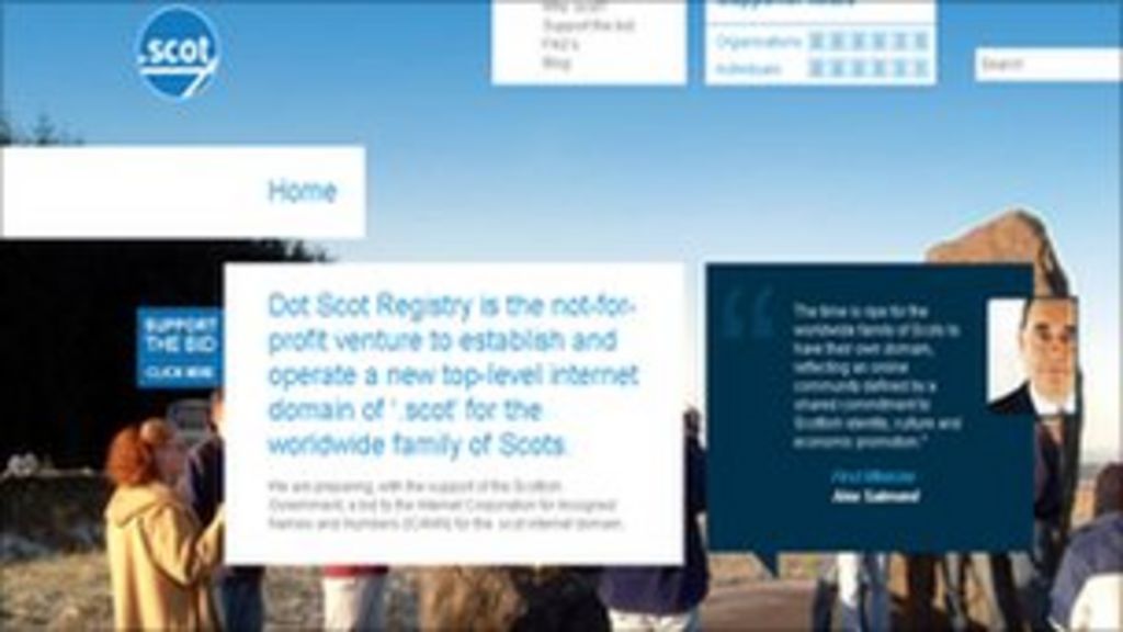 Scottish Internet Domain Name Bid Launched Bbc News 1506