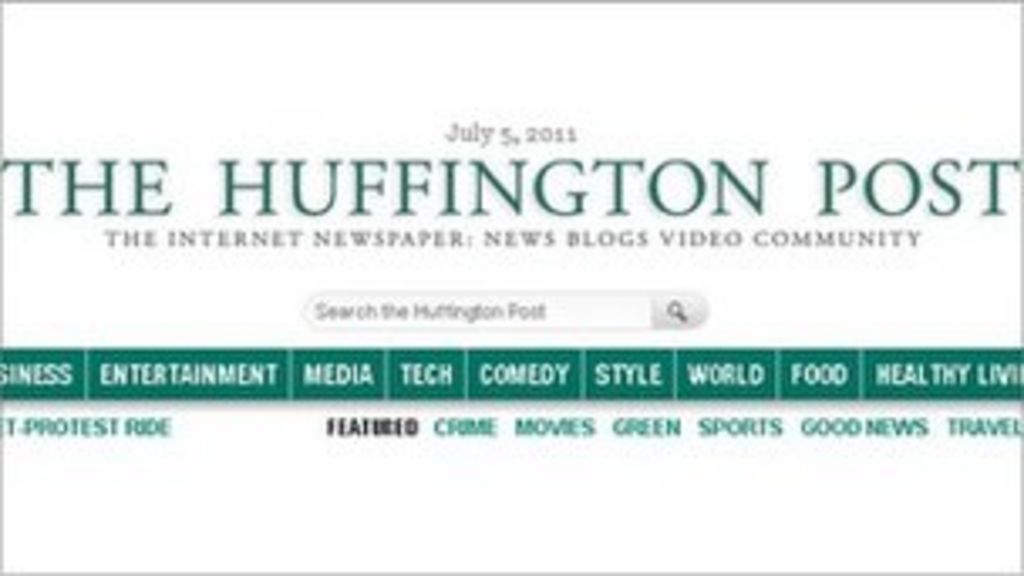 Huffington Post launches UK edition BBC News