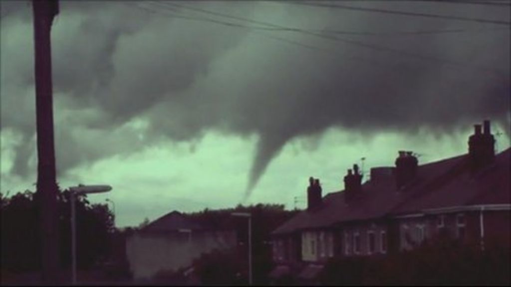 Tornado hits Greater Manchester housing estate BBC News
