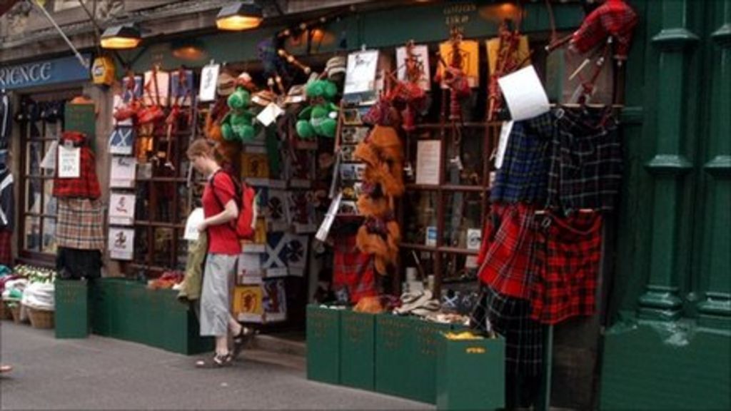 Bagpipe music ban for tartan shops in Edinburgh BBC News