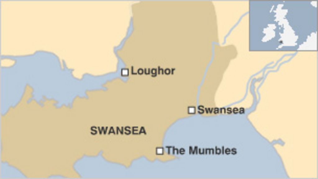Loughor Estuary saltmarsh trapped teenagers airlifted BBC News
