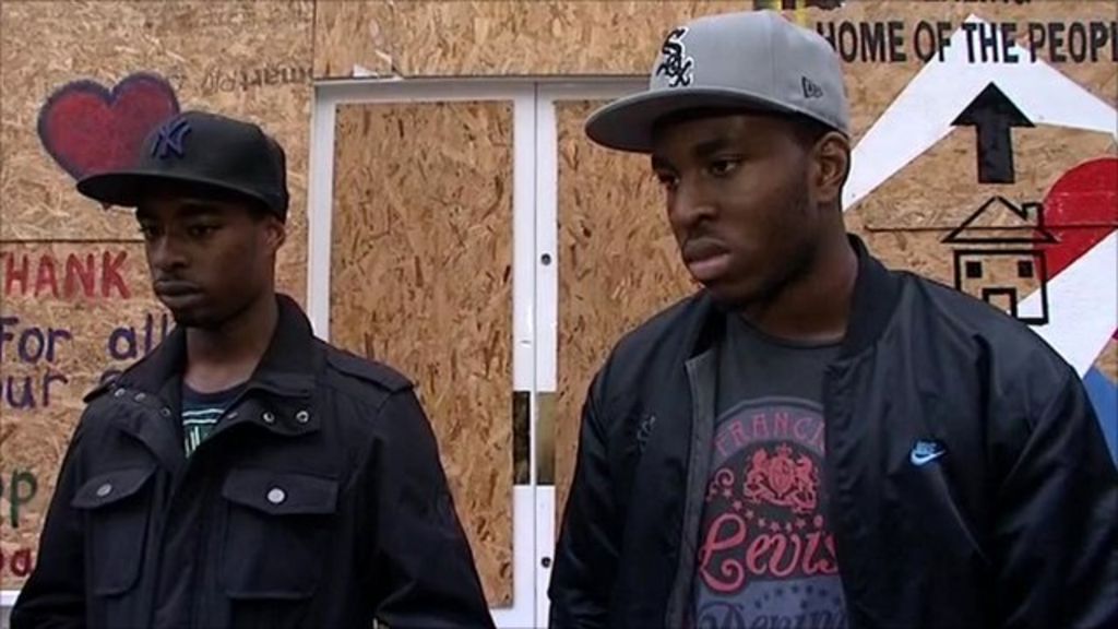 Youth pay respects to Ealing riot victim Richard Bowes - BBC News