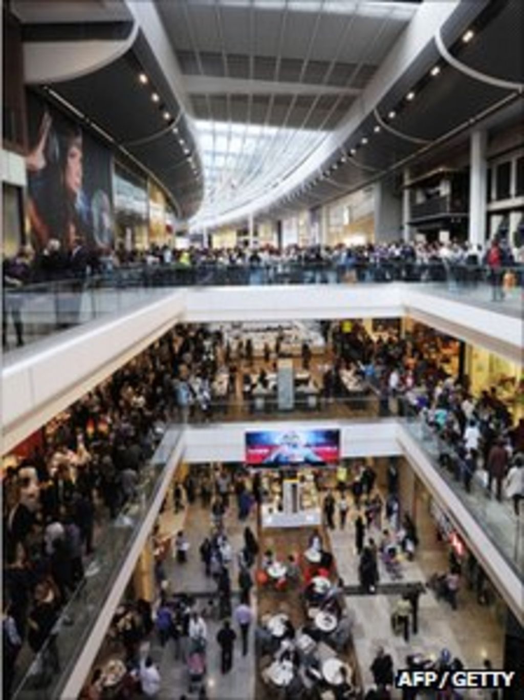 Westfield Stratford City Shopping Centre Opens Bbc News