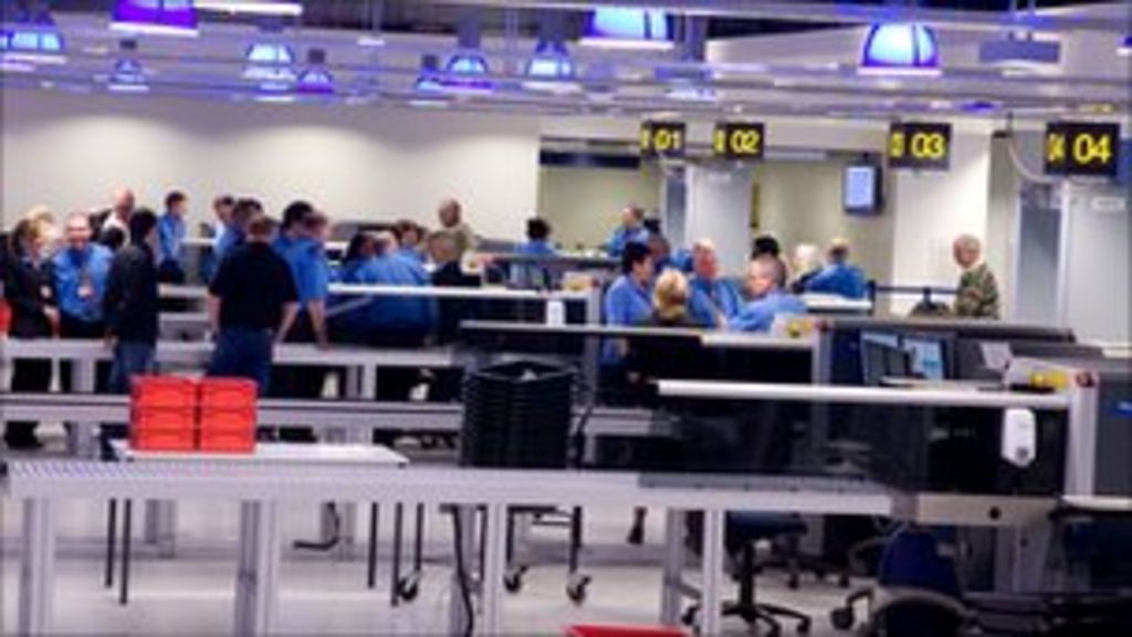 Man arrested after Manchester Airport security alert BBC News