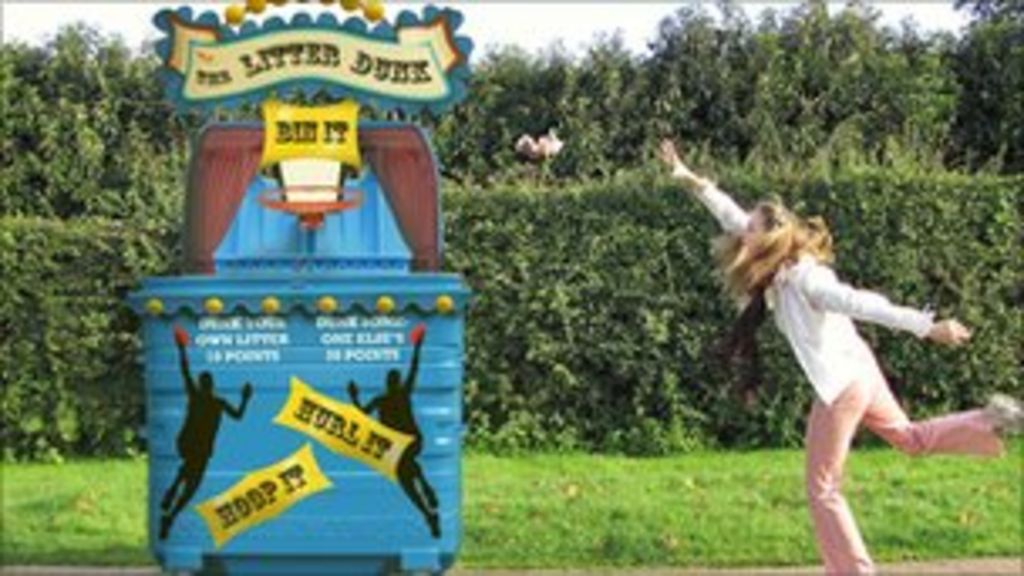 Talking bins trial set up in London and Liverpool BBC News