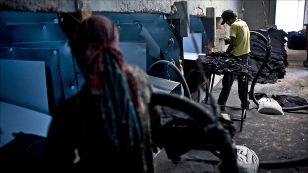 Sandblasted jeans Should we give up distressed denim? BBC News