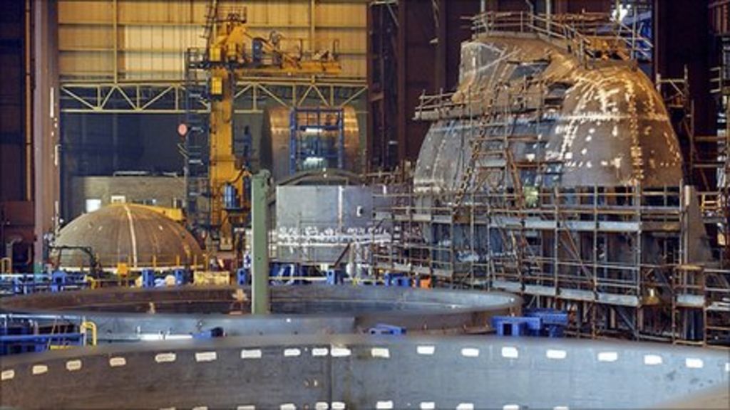 Barrow keellaying ceremony for Astuteclass submarine BBC News