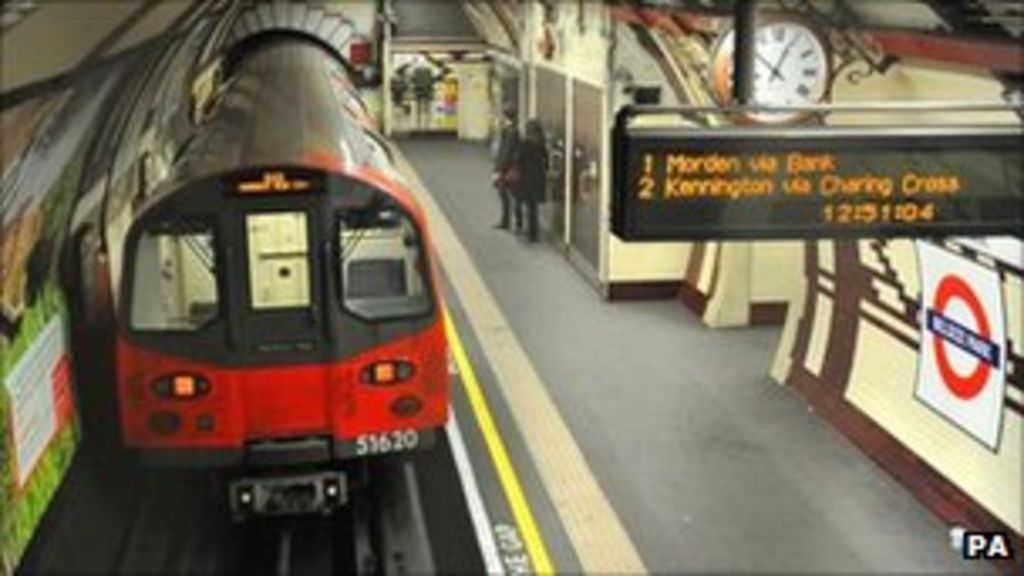 District Line Underground trains, in the sidings at Upminster in Essex