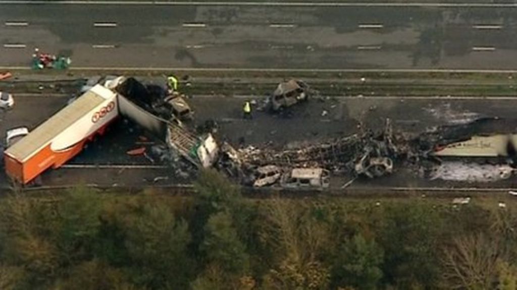 Seven confirmed dead in M5 accident in Somerset BBC News