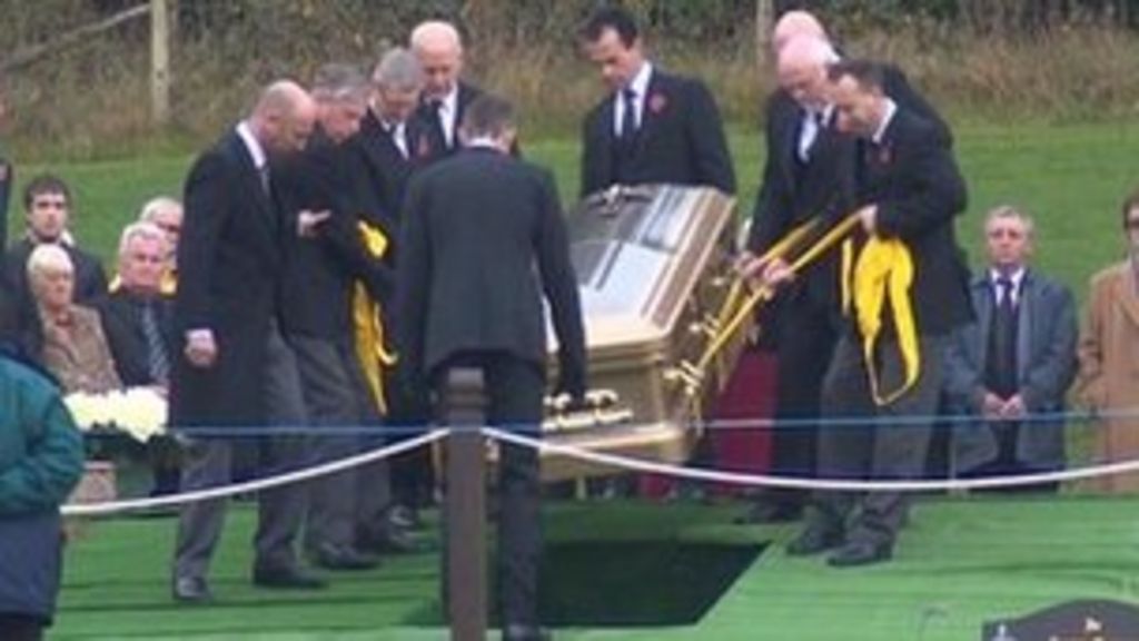 Sir Jimmy Savile's coffin encased in concrete BBC News