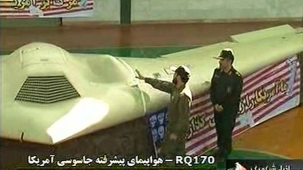 Iran Shows Film Of Captured Us Drone Bbc News 2857