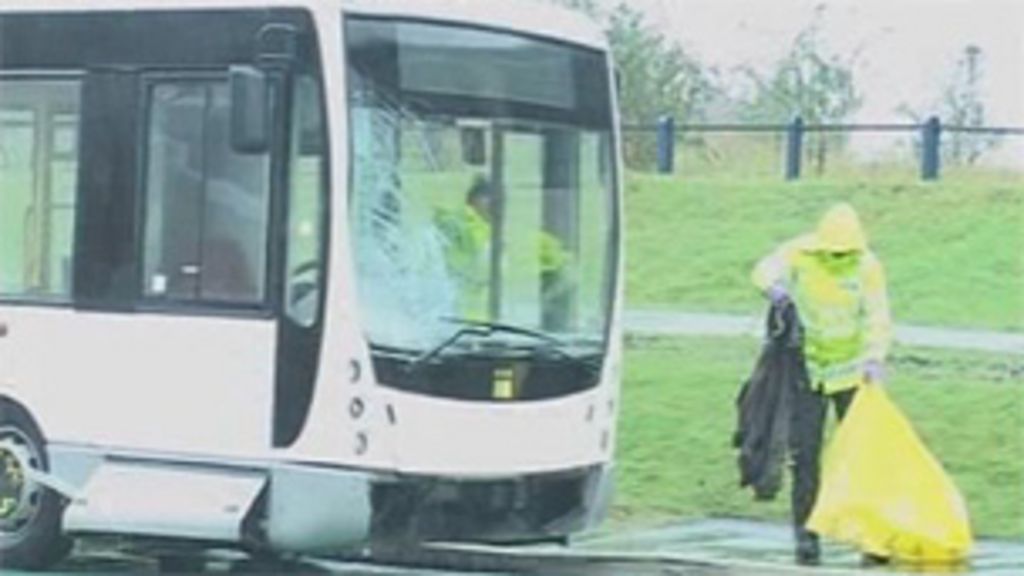 Swansea Bus Crash Pedestrian Dies Of Injuries Bbc News