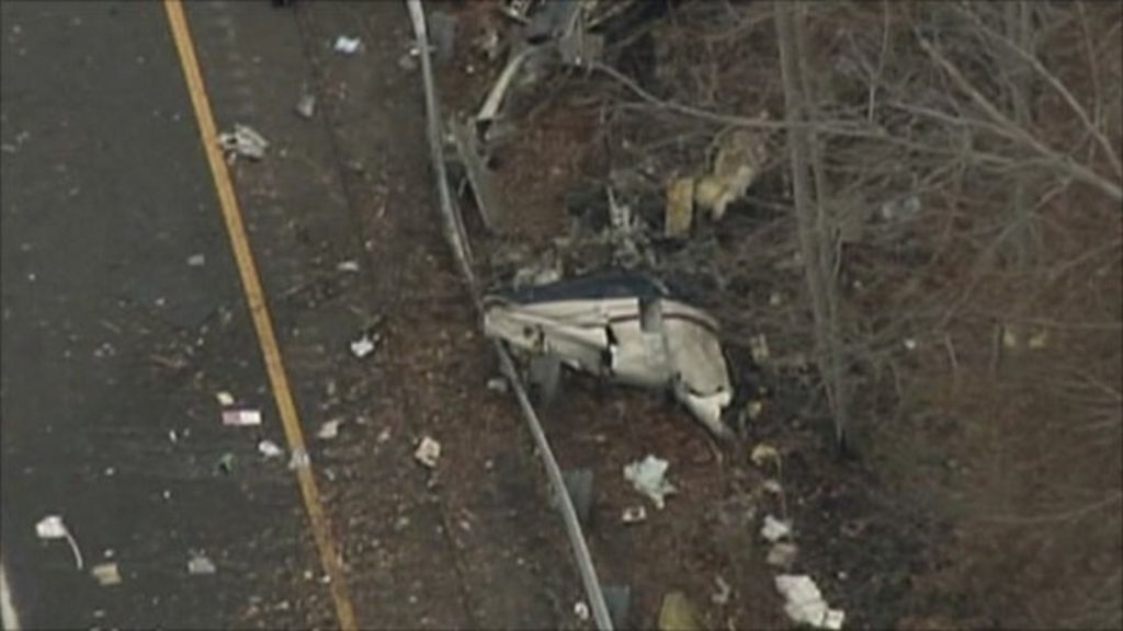 Five die in plane crash on New Jersey Interstate 287 BBC News