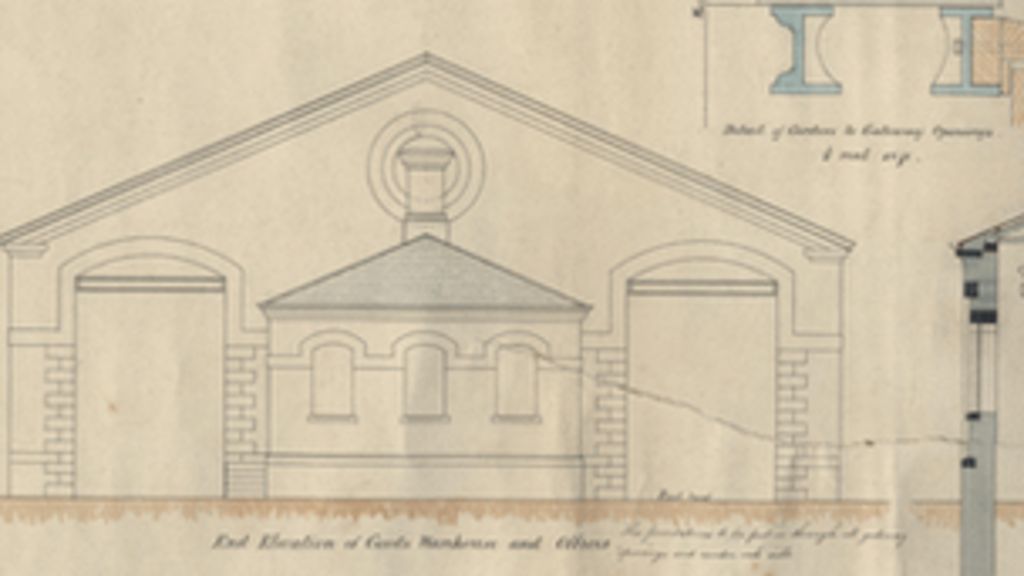 old railway drawings given to bath record office - bbc news