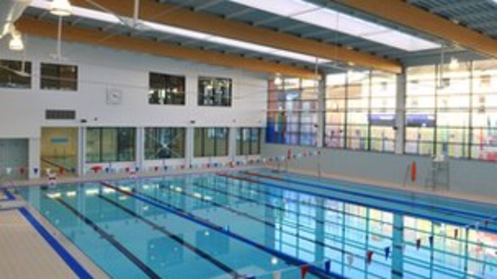 Olympians launch NewcastleunderLyme leisure complex BBC News