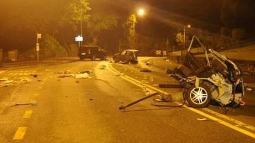 Anglesey drinkdriver's 'miracle' Bangor crash escape BBC News