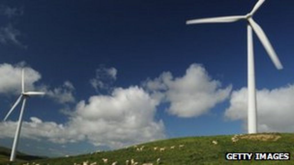 Llandinam wind farm switched off after turbine damage BBC News