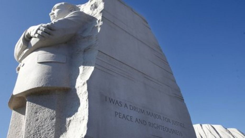 Martin Luther King Statue Will Be Scarred By Quote Fix Bbc News