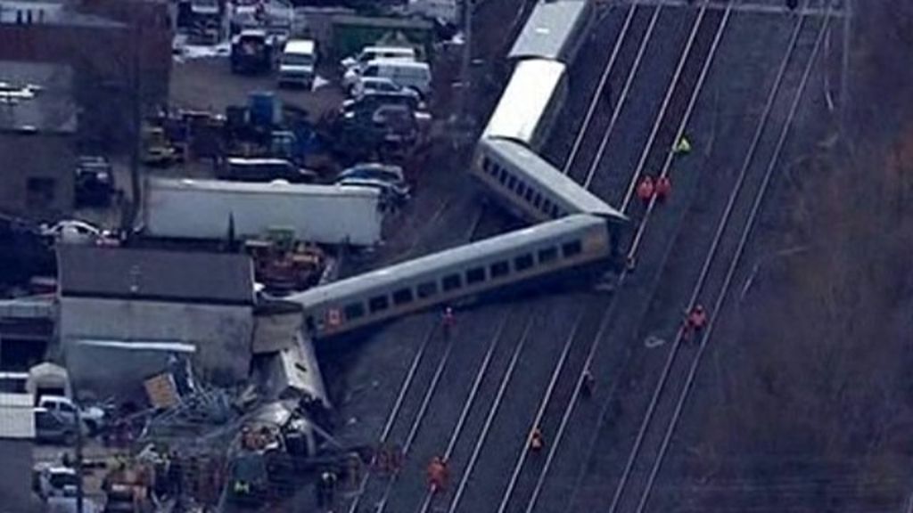 Canadian passenger train crash kills three in Ontario BBC News