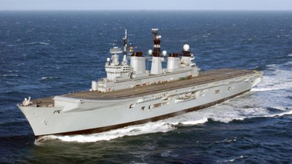 HMS Illustrious damaged in collision in Norway - BBC News