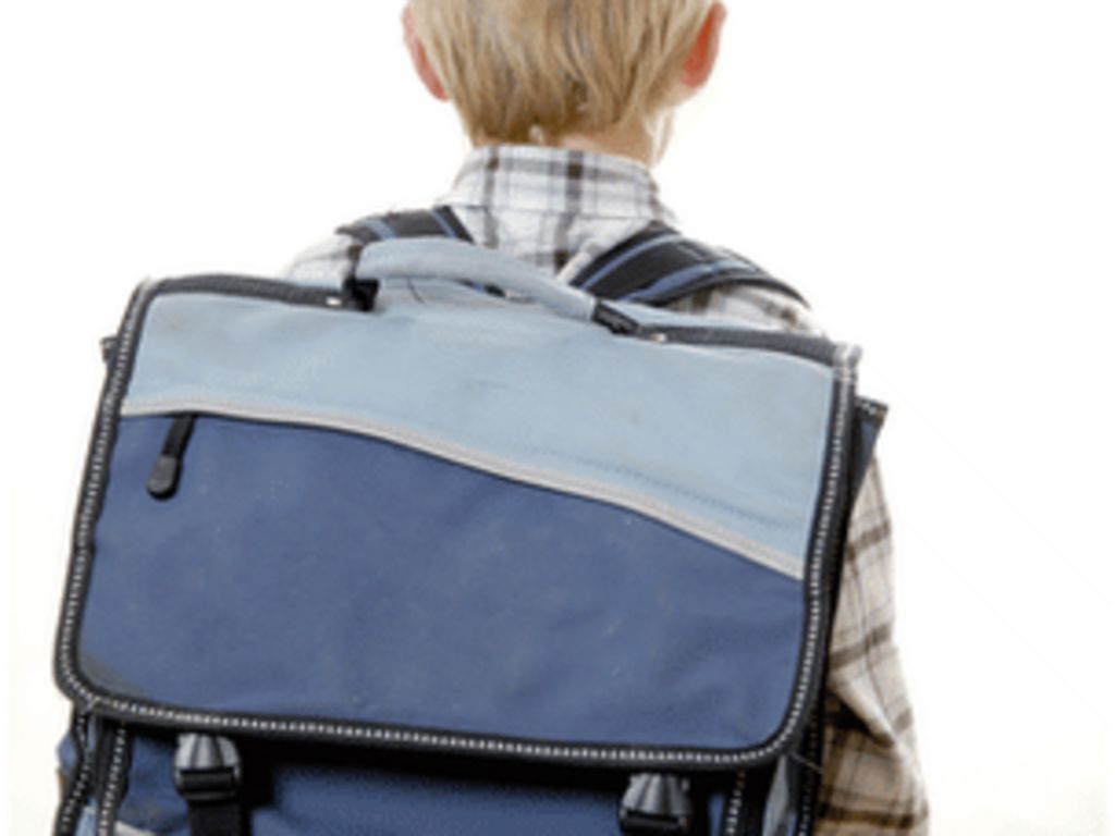 School bags 'causing back pain' BBC News
