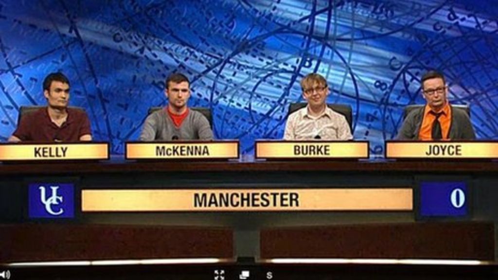 Manchester wins University Challenge BBC News