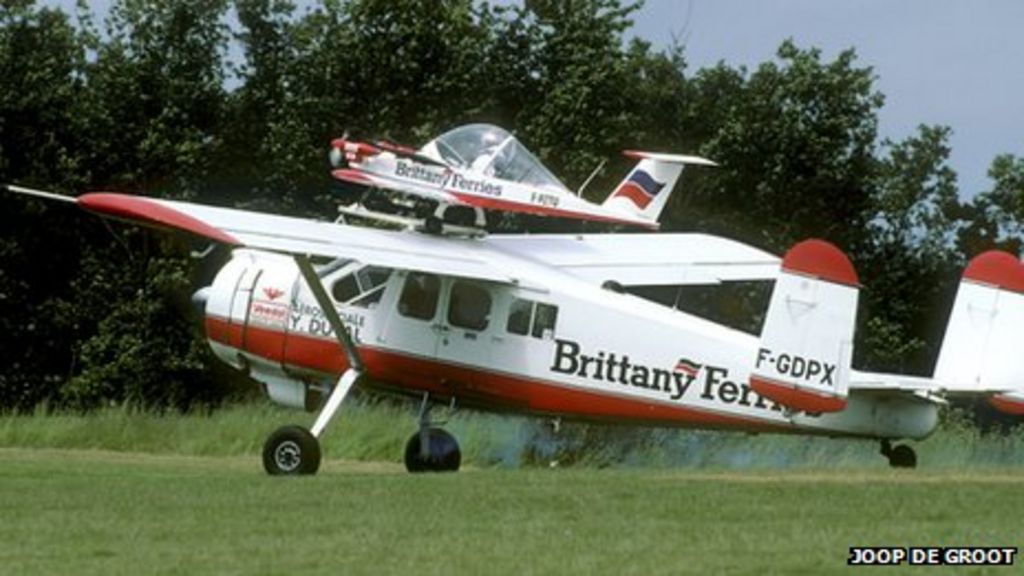 Jersey air display attracts Cri Cri plane BBC News